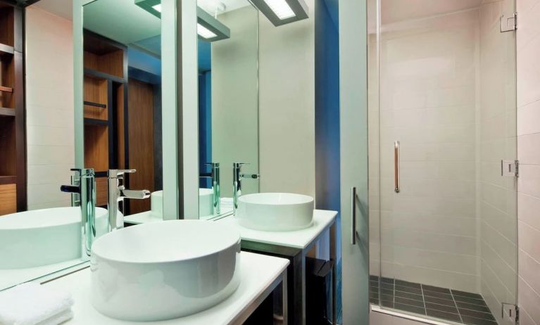 Private bathroom at Aloft Manhattan Downtown - Financial District.