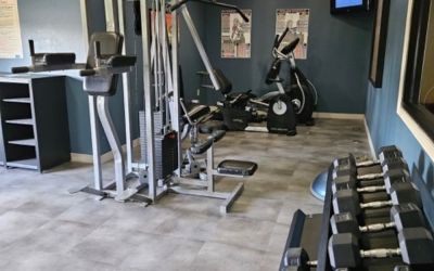 Gym at Wyndham Lake Charles.