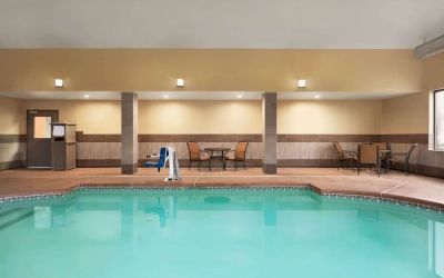Indoor pool at La Quinta Inn & Suites By Wyndham Lackawanna.