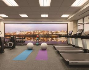Fitness center available at Hyatt Place West End Georgetown.