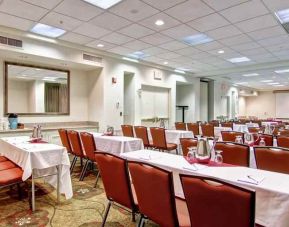 Bright and comfortable conference room perfect for every business meeting at the Hilton Garden Inn Calgary Airport.