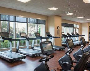 Fully equipped fitness center at the Signia by Hilton Orlando Bonnet Creek.