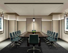 Elegant meeting room suitable for any business appointment at the Hilton Singapore Orchard.