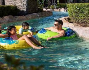 Outdoor pool river perfect for kids and families at the Signia by Hilton Orlando Bonnet Creek.