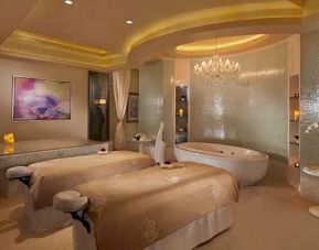 Beautiful and relaxing spa area at the Waldorf Astoria Dubai Palm Jumeirah.