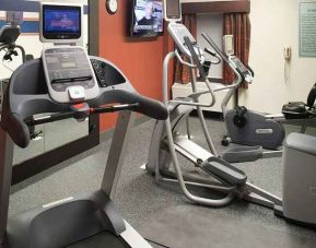 well equipped fitness center at Hampton Inn Pittsburgh University/Medical Center.
