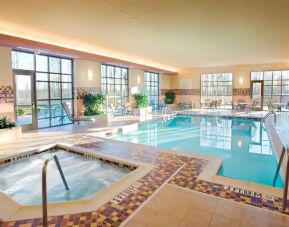 Beautiful indoor pool at the Embassy Suite by Hilton Charlotte-Concord- Golf Resort & Spa.