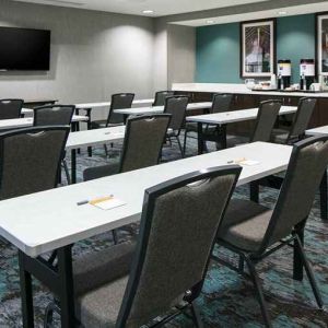 Spacious, professional meeting room at Hampton Inn Wichita Northwest.
