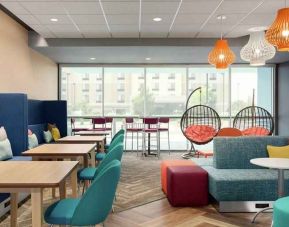 lounge and coworking space at Tru by Hilton Wichita Northeast.