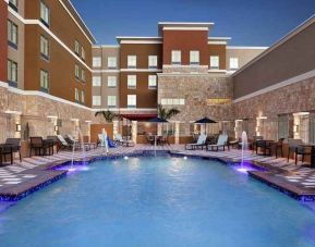 beautiful outdoor pool at Homewood Suites by Hilton Harlingen.
