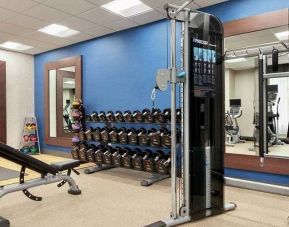 equipped fitness center at Homewood Suites by Hilton Harlingen.