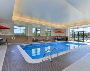 beautiful indoor pool at Hampton Inn & Suites California University-Pittsburgh.