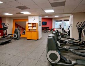 well-equipped fitness center for all your fitness needs at DoubleTree by Hilton Los Angeles Downtown.