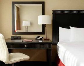 each room is equipped with a work desk that is perfect for online work at DoubleTree by Hilton Los Angeles Downtown.