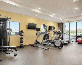 Full equipped fitness center at the Home2 Suites by Hilton Warminster Horsham.