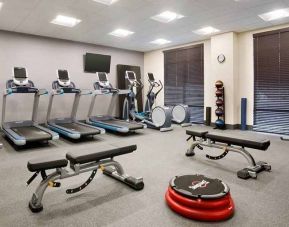 well-equipped fitness center at Hampton Inn Salt Lake City Cottonwood.