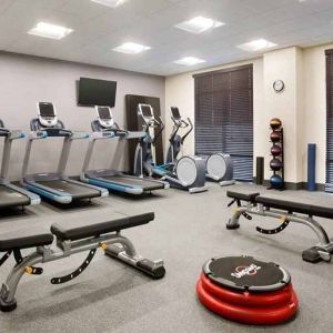 Well-equipped fitness center at Hampton Inn By Hilton, Salt Lake City Cottonwood.