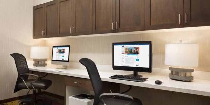 Business center available at Hampton Inn By Hilton, Salt Lake City Cottonwood.
