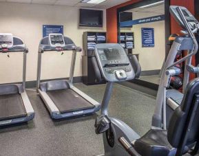 Fitness center with treadmills at the Hampton Inn Columbia Northeast-Fort Jackson Area, SC.