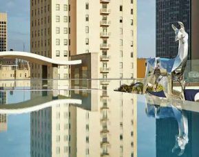 Beautiful pool view at the Statler Dallas, Curio Collection by Hilton.