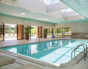Relaxing indoor swimming pool at the DoubleTree by Hilton Lisle-Naperville.