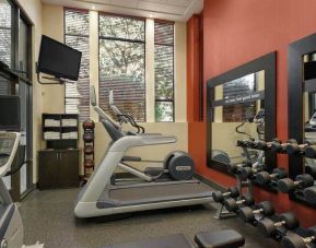 Fully equipped fitness center at the Hampton Inn & Suites by Hilton Langley-Surrey