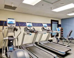 Equipped gym at the Hampton Inn & Suites by Hilton Guelph