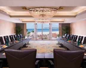 Elegant, waterfront meeting room at the Hotel del Coronado, Curio Collection by Hilton.