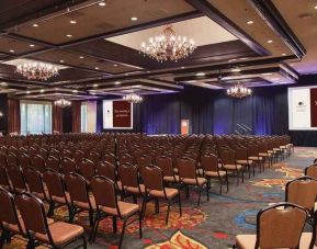 large conference room ideal for conferences and business meetings at DoubleTree by Hilton Hotel Sacramento.