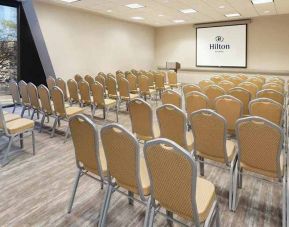 well-equipped conference room at Hilton Atlanta.