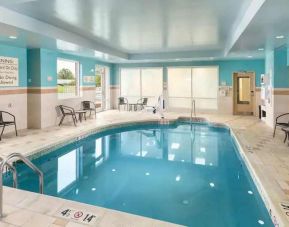 Relaxing swimming pool at the Hilton Garden Inn Silver Spring White Oak.