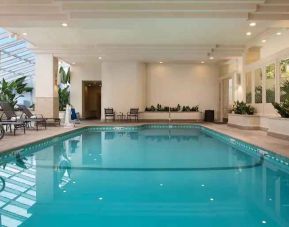 Relaxing indoor pool at the Embassy Suites by Hilton San Francisco Airport.