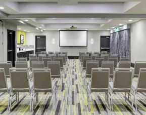 Elegant meeting room at the Hampton Inn & Suites by Hilton-Irvine/Orange County Airport.