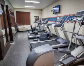 well-equipped fitness center at Hampton Inn San Francisco Airport.