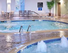 Relaxing indoor pool at the Hampton Inn & Suites North Conway.