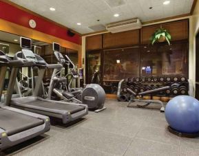 Fitness center with treadmills at the DoubleTree by Hilton Durango.