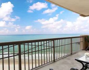 beatiful balcony with sea views perfect for digital nomads to work from at