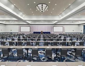 professional conference room ideal for any business meeting or conference at Embassy Suites by Hilton Myrtle Beach Oceanfront Resort.