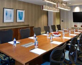 professional meeting room for all business meetings at Hilton Garden Inn Boston/Marlborough.