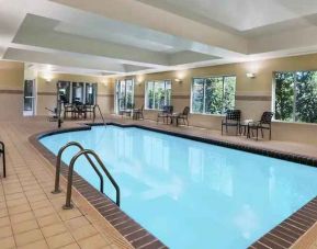 Indoor swimming pool at the Hilton Garden Inn Blacksburg University.