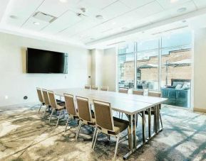 professional meeting room ideal for all boardroom meetings at Hilton Garden Inn Denver Union Station.