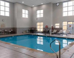 Relaxing indoor pool at the Hampton Inn Concord Bow.