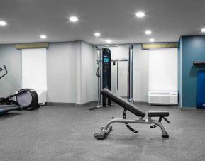 Spacious fitness center at the Hampton Inn Concord Bow.