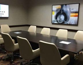 professional meeting room at Embassy Suites by Hilton Seattle North Lynnwood.