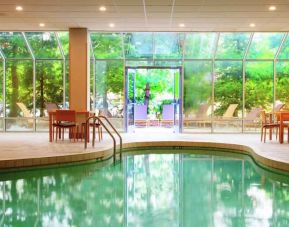 Indoor salted pool at the Embassy Suites by Hilton Cincinnati Blue Ash.