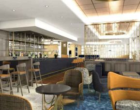 Restaurant area perfect for co-working at the DoubleTree by Hilton Hull.