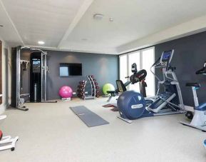 fully equipped fitness center at DoubleTree by Hilton London ExCel.