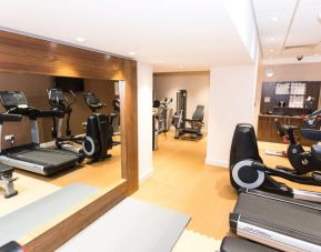 Fitness center at the DoubleTree by Hilton London - Hyde Park.