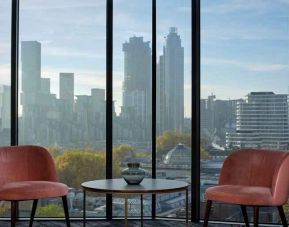 Co-working space overlooking the city at the The Westminster London, Curio Collection by Hilton.