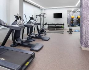 Fully equipped fitness center at the Canopy by Hilton Atlanta Midtown